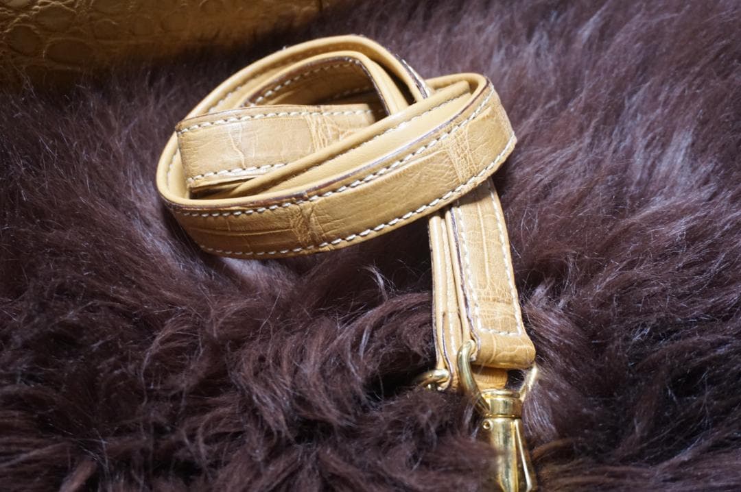 Franco Parmeggiani エキゾチックレザー 2WAYハンドバック