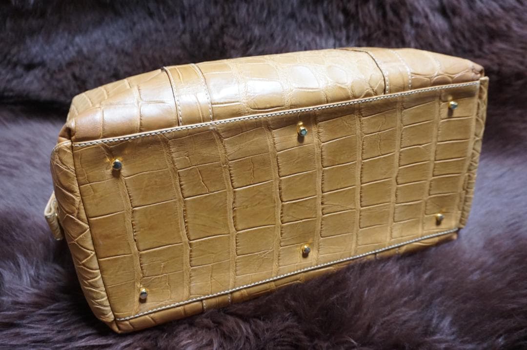 Franco Parmeggiani エキゾチックレザー 2WAYハンドバック