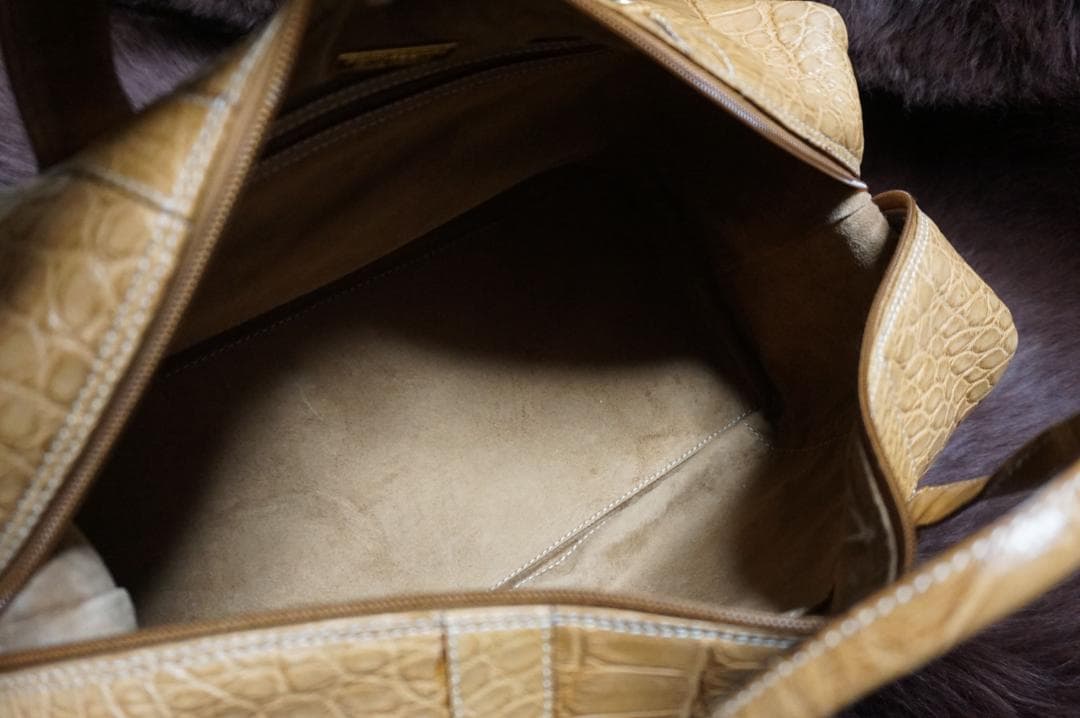 Franco Parmeggiani エキゾチックレザー 2WAYハンドバック