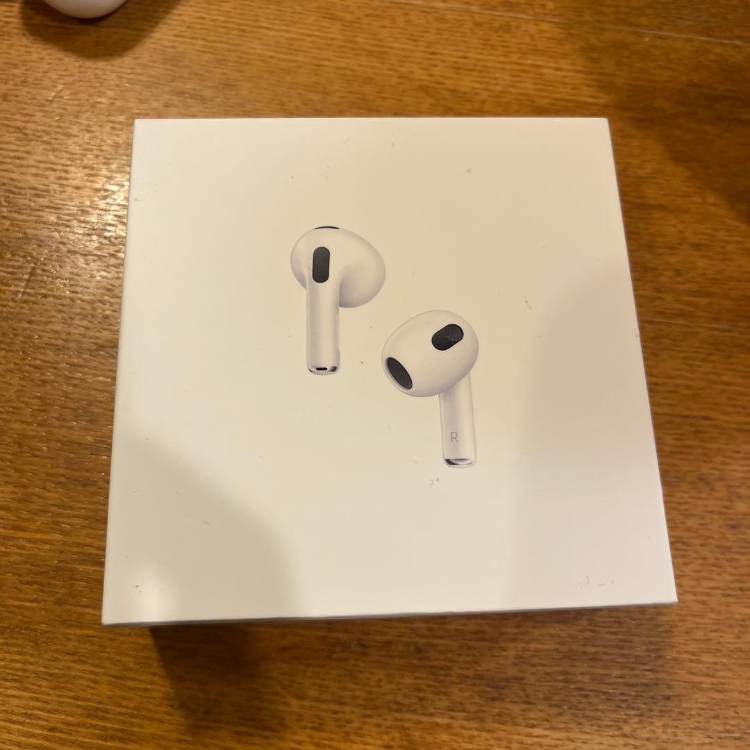【純正品、元箱付き】AirPods第3世代本体 元箱付き　iFaceケース付き