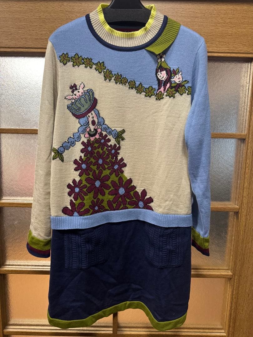 アルベロベロ　ニット長袖チュニック 49500円