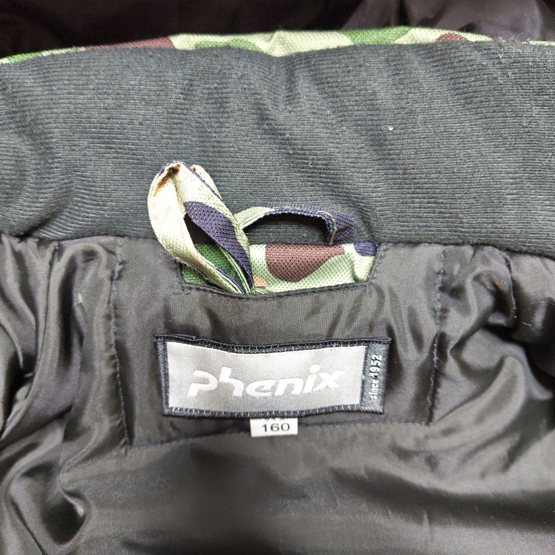 【フェニックスphenix】キッズ160cm 迷彩柄 スキースノーボードウェア
