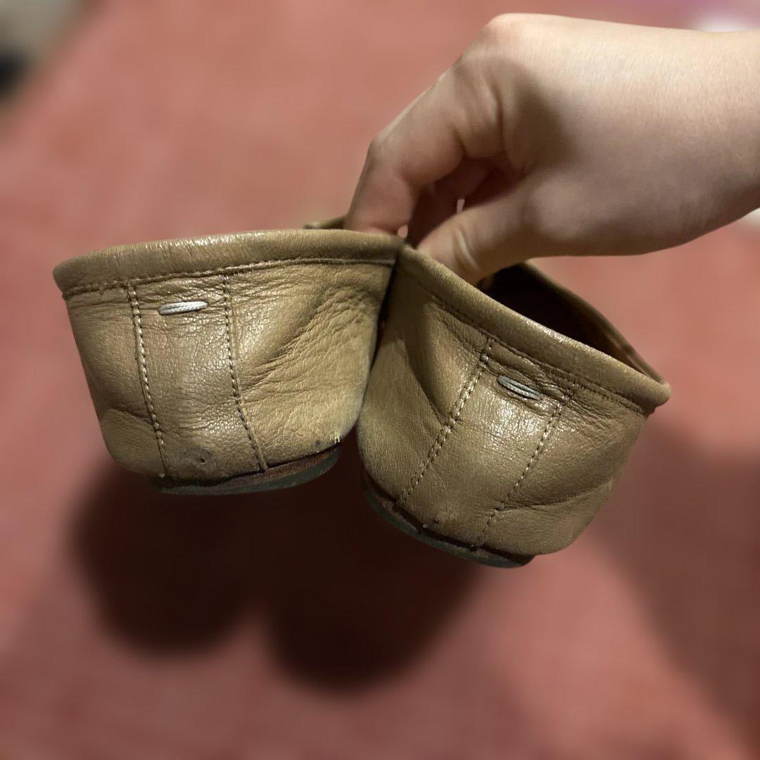 マルジェラ タビ バレエ 中古 ベージュ 37