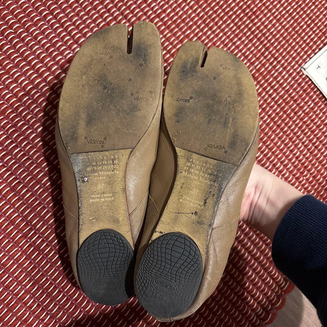 マルジェラ タビ バレエ 中古 ベージュ 37