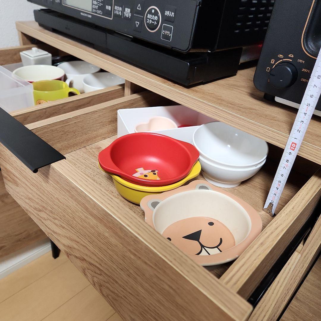 値下げしました！バロッカ　キッチンカウンター ナチュラルウッド