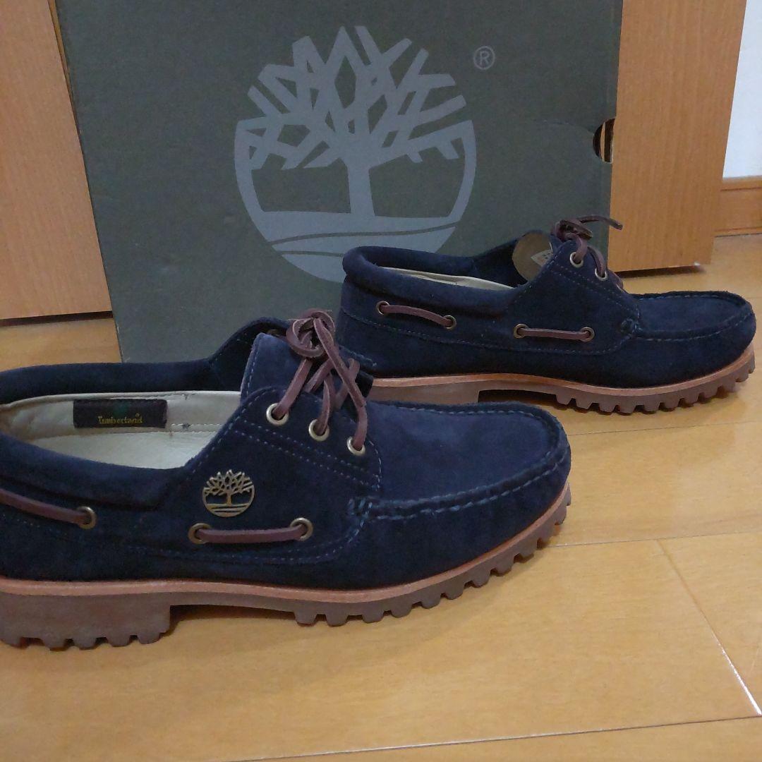 【ケア済】Timberland 3eye クラシック スウェード ダークブルー