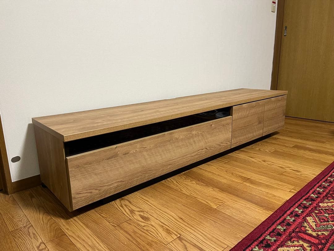 【紺】LOWYA テレビボード テレビ台 180cm シャビーナチュラル