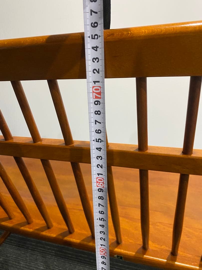 キツツキマーク　飛騨　ソファー　ベンチ　レトロ　ヴィンテージ 2人がけ