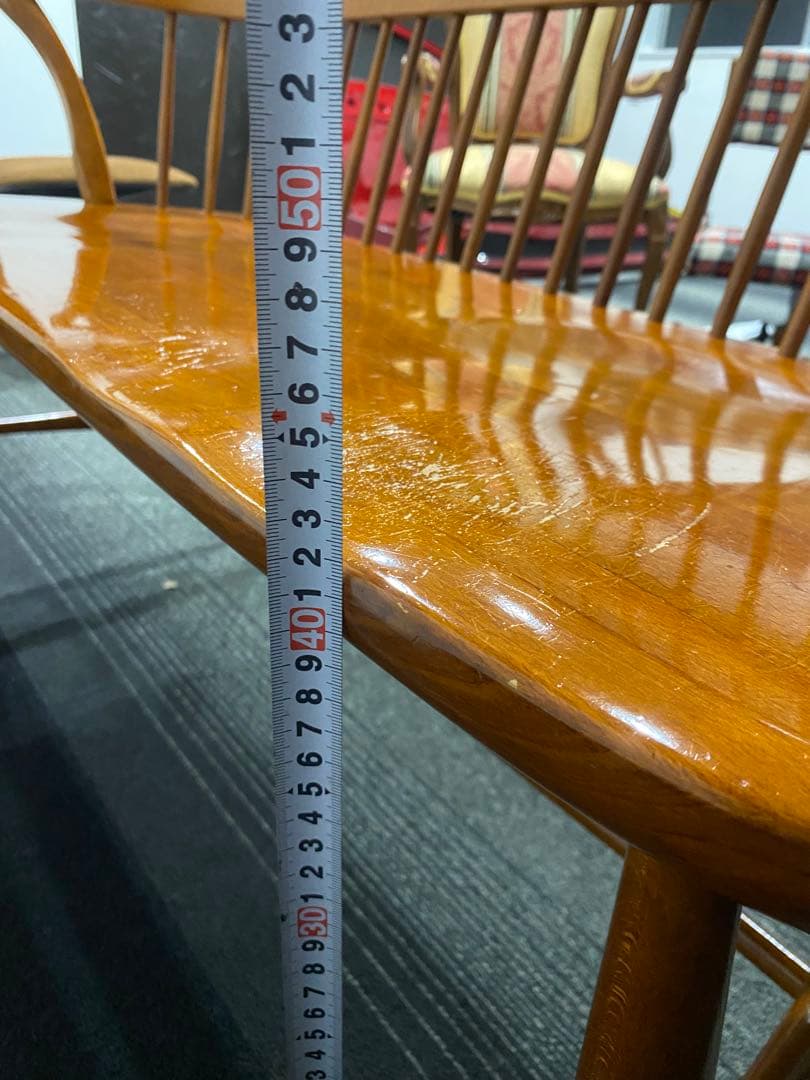 キツツキマーク　飛騨　ソファー　ベンチ　レトロ　ヴィンテージ 2人がけ