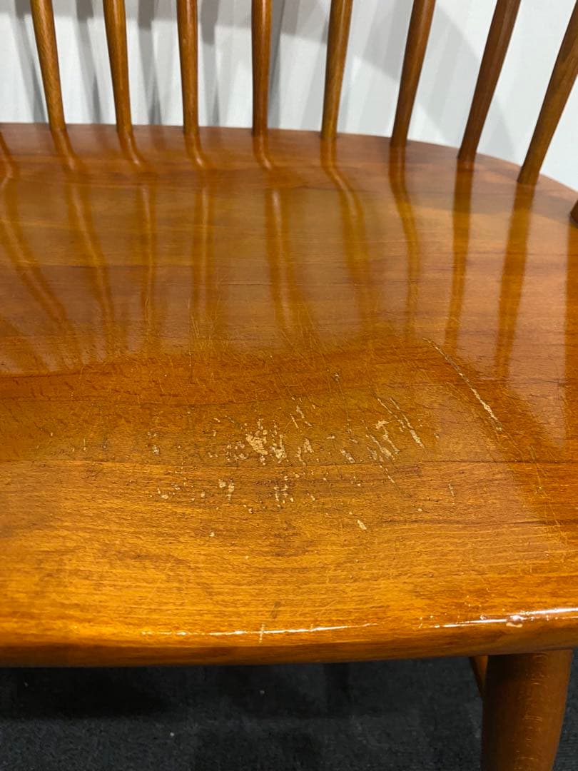 キツツキマーク　飛騨　ソファー　ベンチ　レトロ　ヴィンテージ 2人がけ