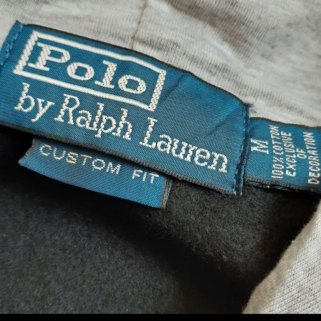 【デカロゴ・ジップ】Polo Ralph Lauren　スウェット　/M
