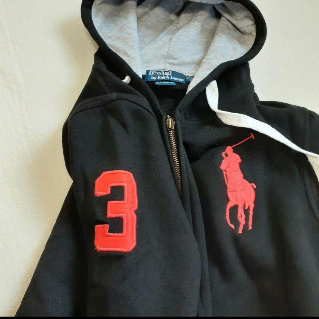 【デカロゴ・ジップ】Polo Ralph Lauren　スウェット　/M