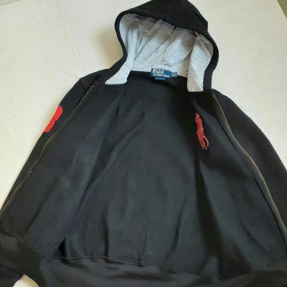 【デカロゴ・ジップ】Polo Ralph Lauren　スウェット　/M