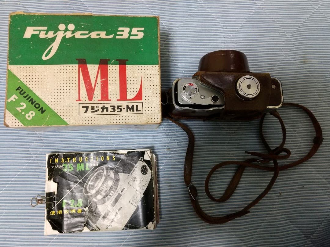 Fujica 35 ML 皮ケース 箱 説明書付き