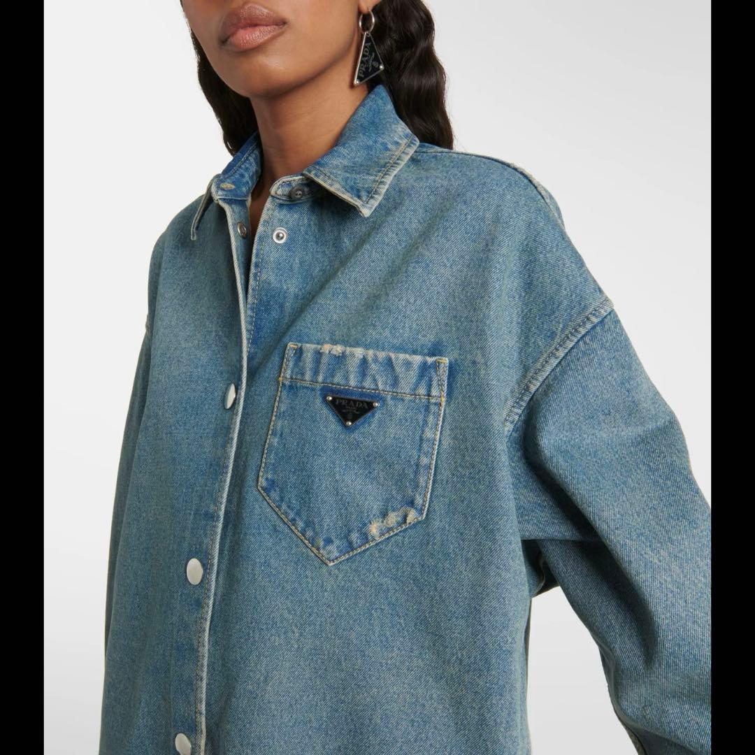 プラダ　PRADA オーバーデニムジャケット