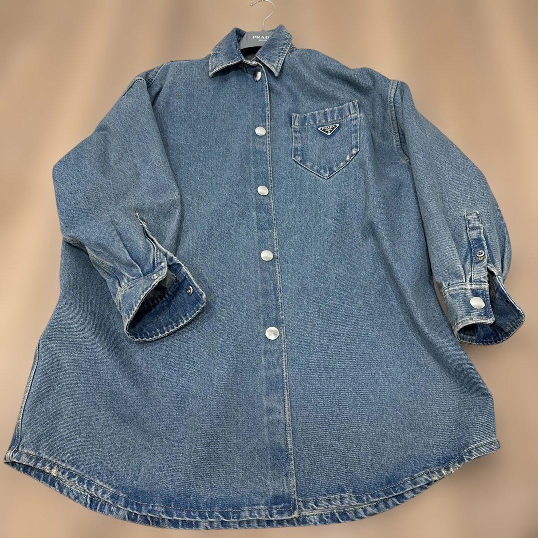プラダ　PRADA オーバーデニムジャケット