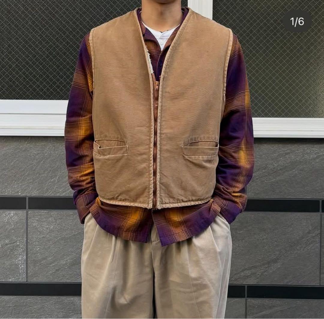Carhartt カーハート 70s ダックベスト XL ミントコンディション