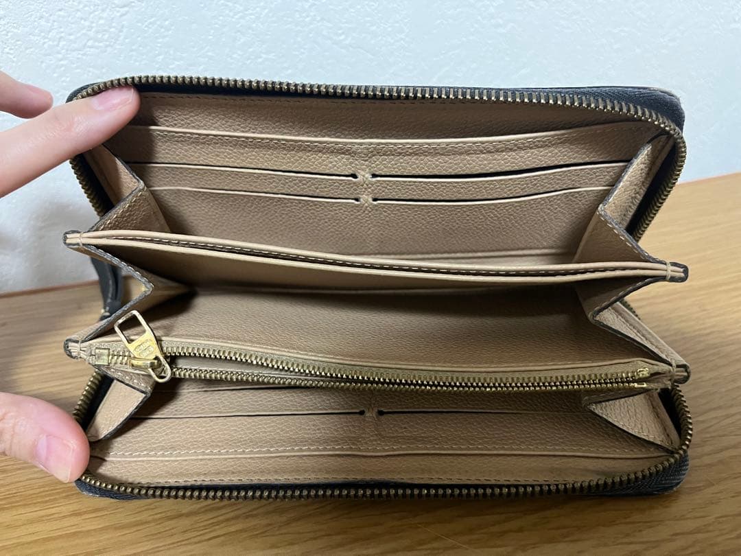 Louis Vuitton 長財布 ブラック レザー