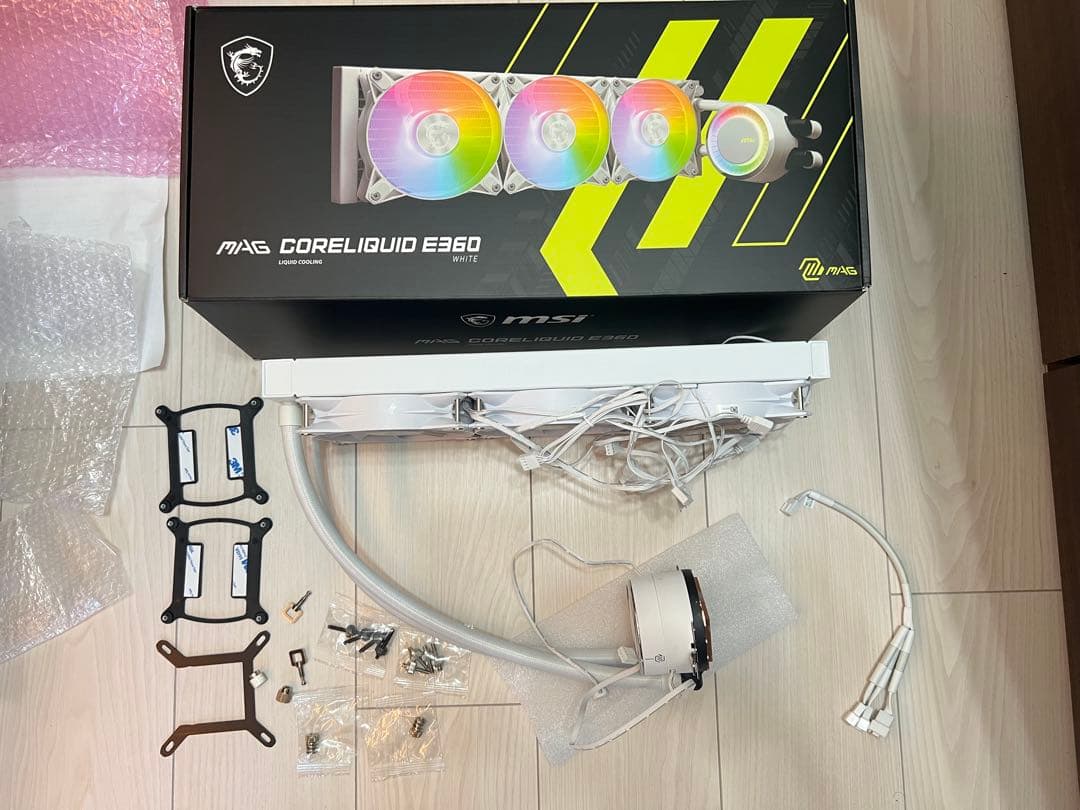 MSI MAG CORELIQUID E360 360mm簡易水冷クーラー