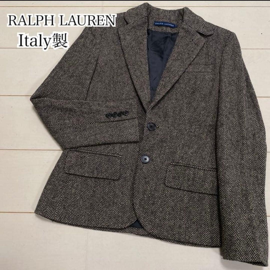 美品 RALPH LAUREN ラルフローレン ジャケット ブレザー ツイード