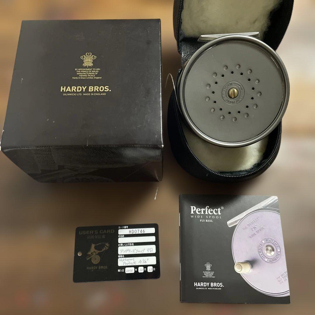極美品 HARDY Wide spool perfect 4 1/4″ ハーディ