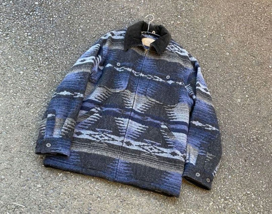 ☆80's Woolrich☆ネイティブ柄☆ウールジャケット☆