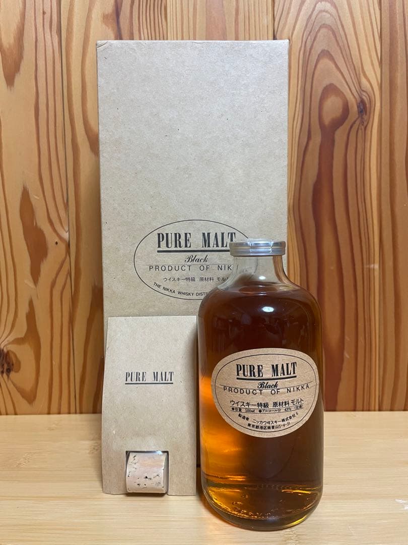 未開封 ニッカ　ピュアモルト ブラック 特級 500ml NIKKA