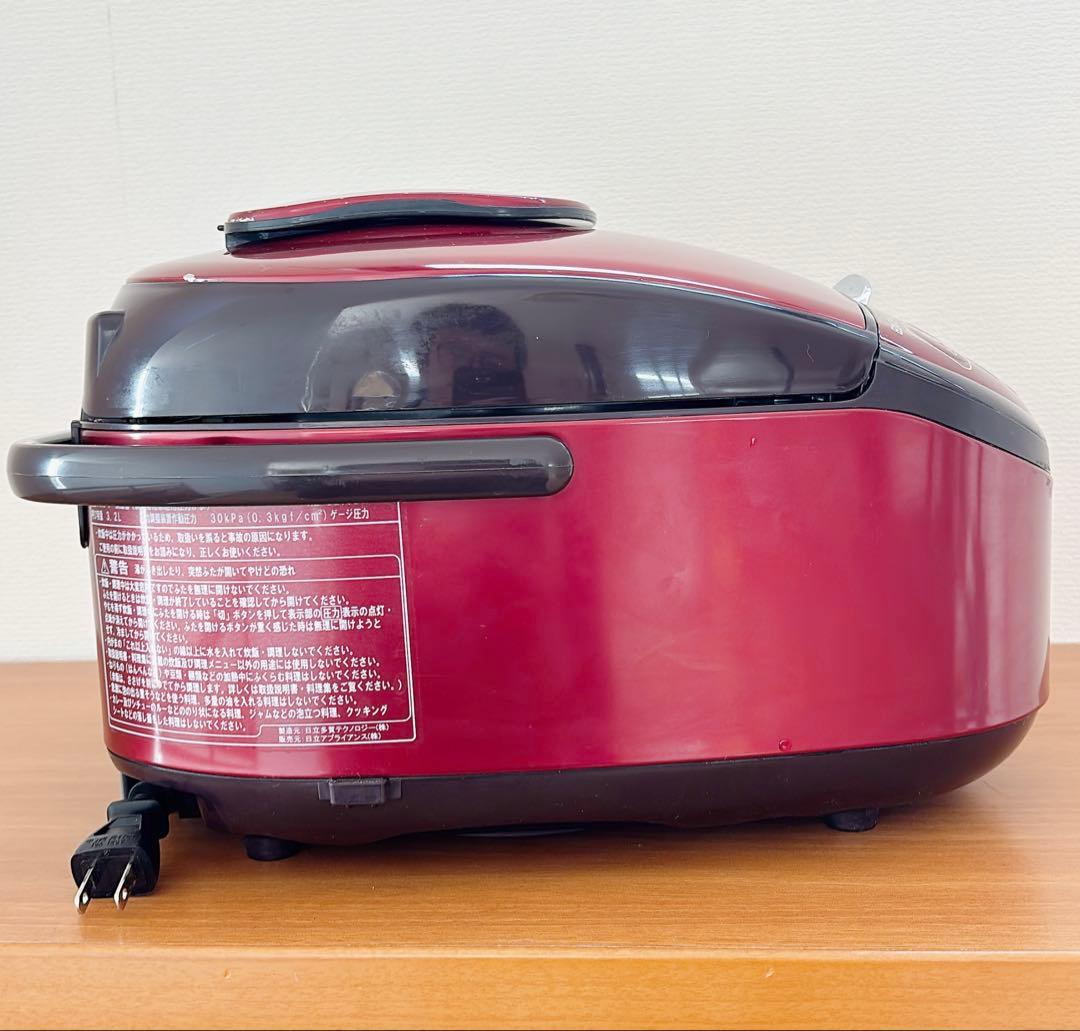 日立RZ-SG10J圧力IH炊飯器5.5合 赤 動作品