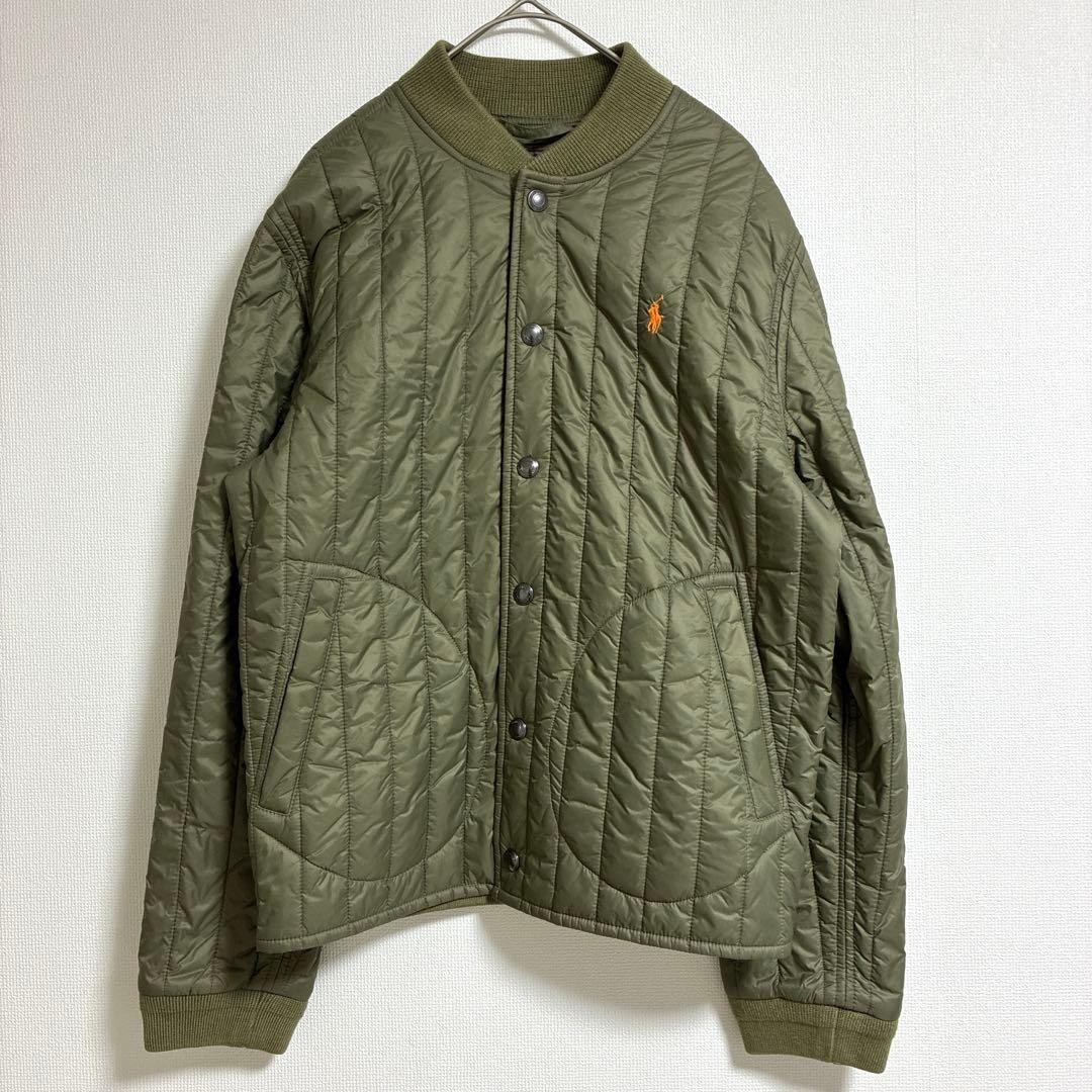 美品 Polo Ralph Lauren キルティングジャケット オリーブ160
