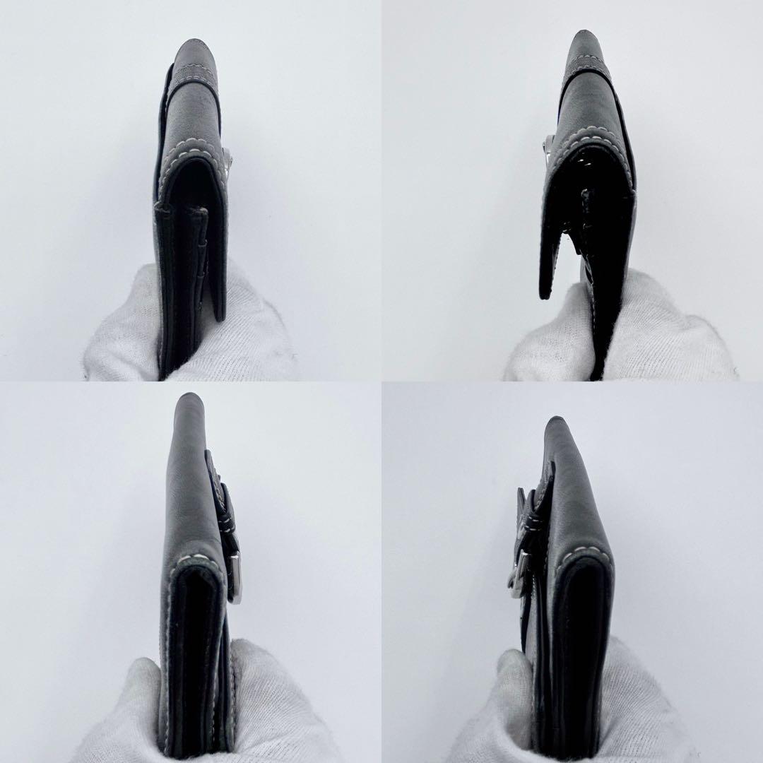 ✨美品✨ COACH コーチ レザー 二つ折り 長財布 黒 ヴォルテックス