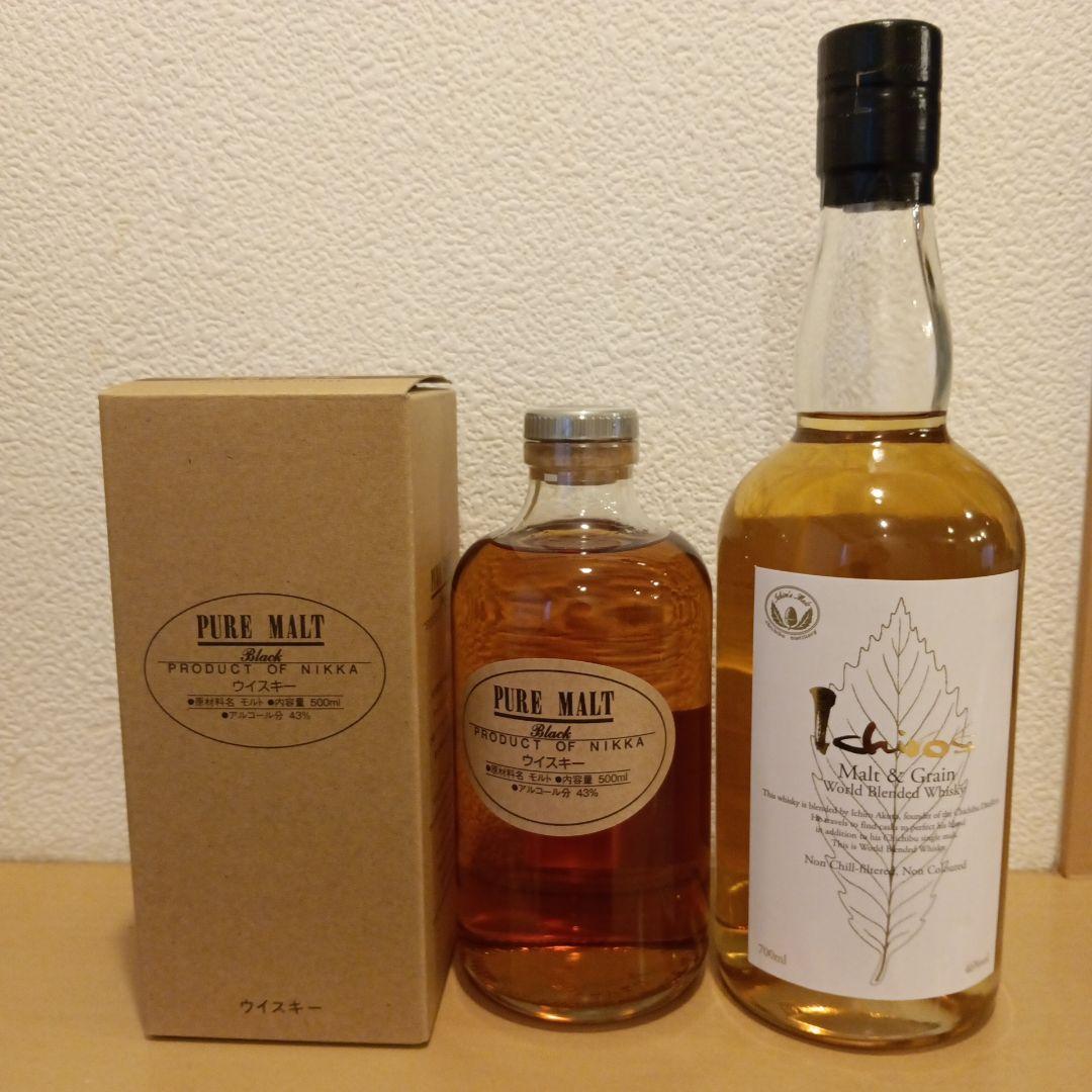 Nikka ピュアモルトウイスキー 、イチローズモルトホワイトラベル