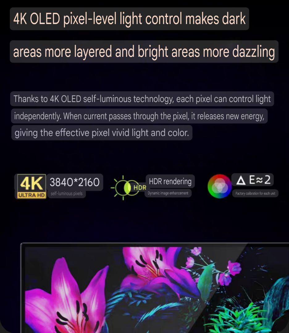 新品同 サムスン 最上位 4K OLED タッチパネル モバイルモニター おまけ