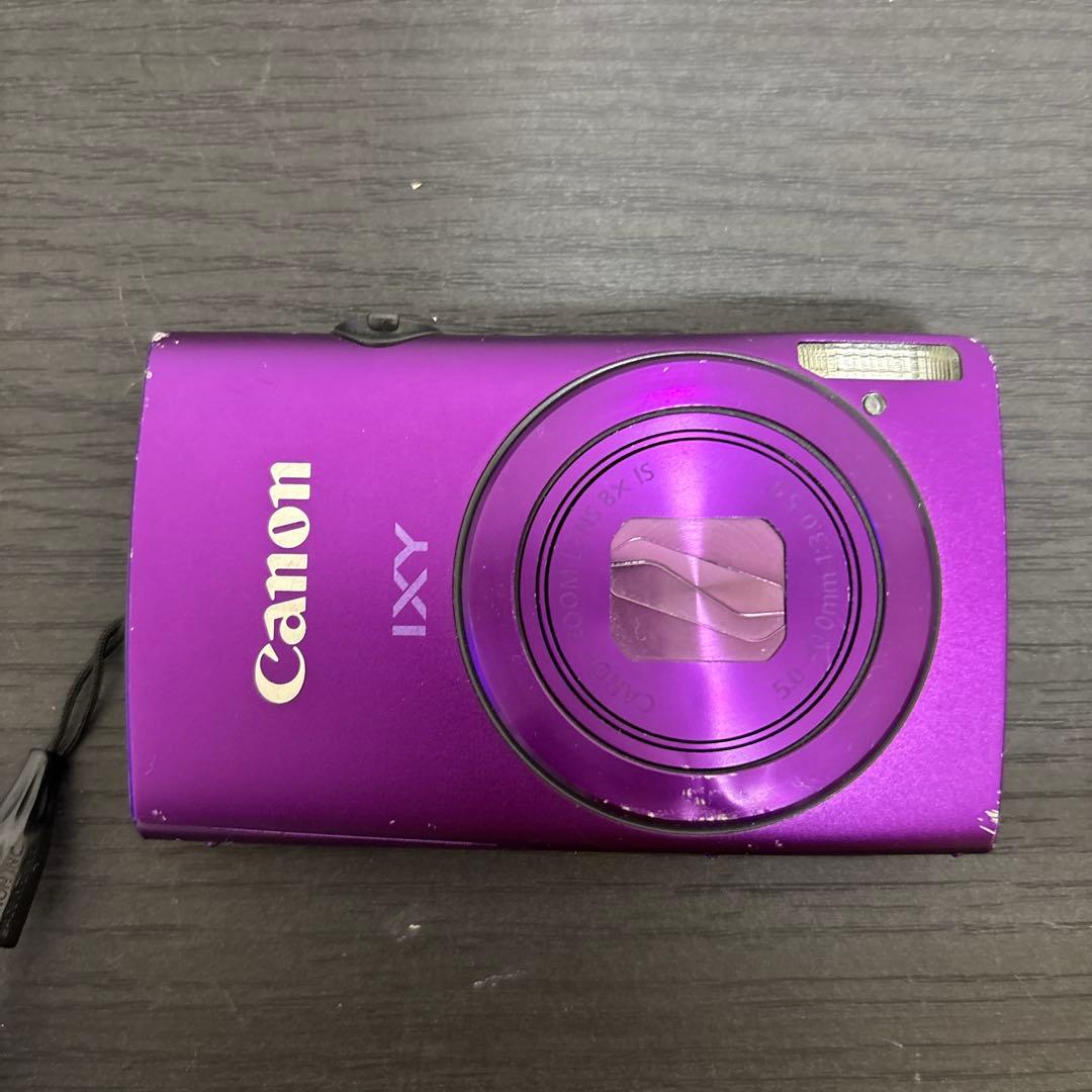 【元箱付き】 Canon IXY パープル 本体と付属品