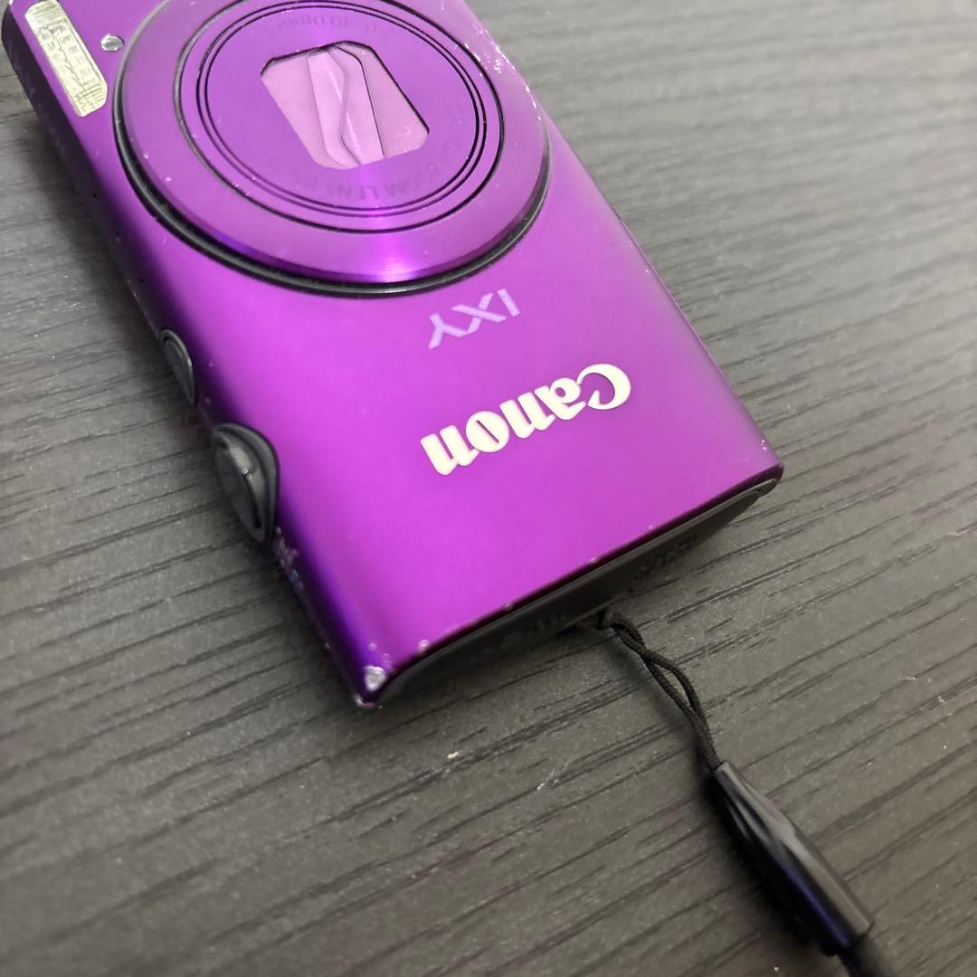 【元箱付き】 Canon IXY パープル 本体と付属品