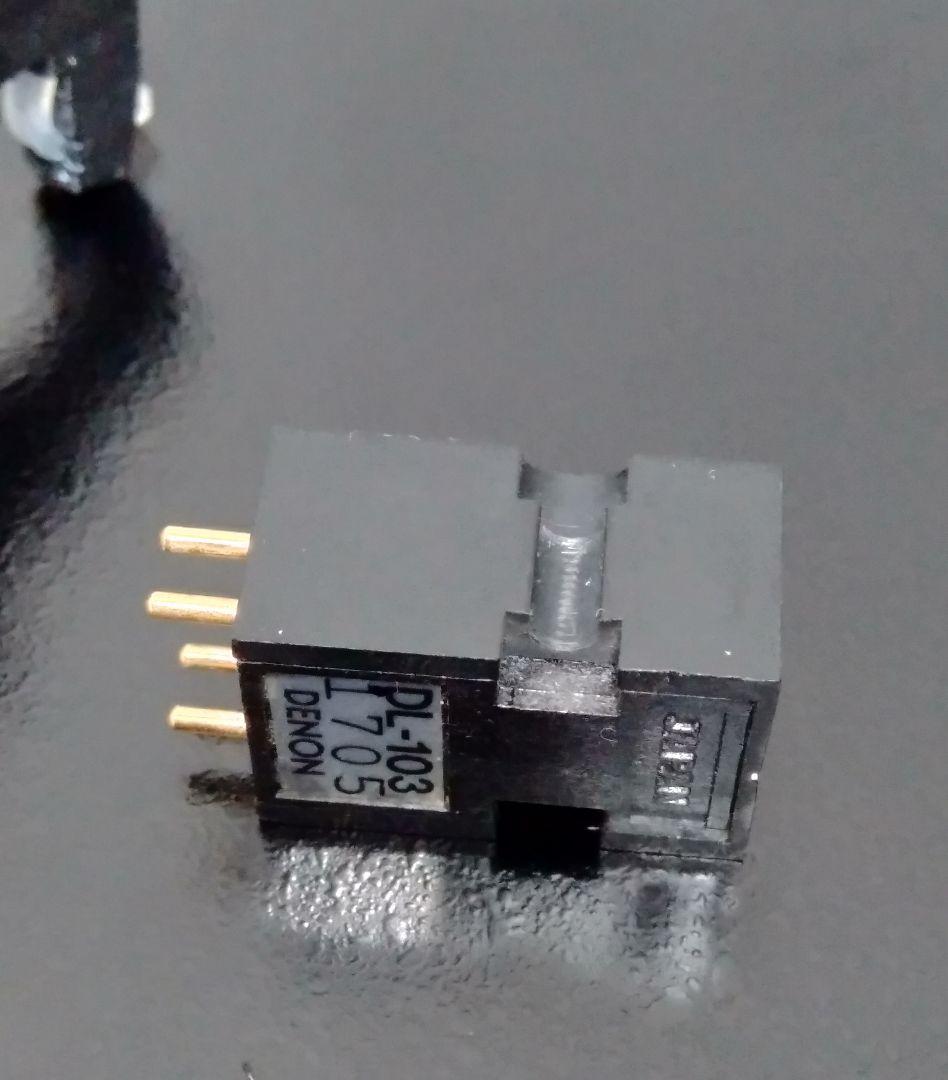 デノン MCカートリッジ DL-103 パイオニアヘッドシェル セット音質良好