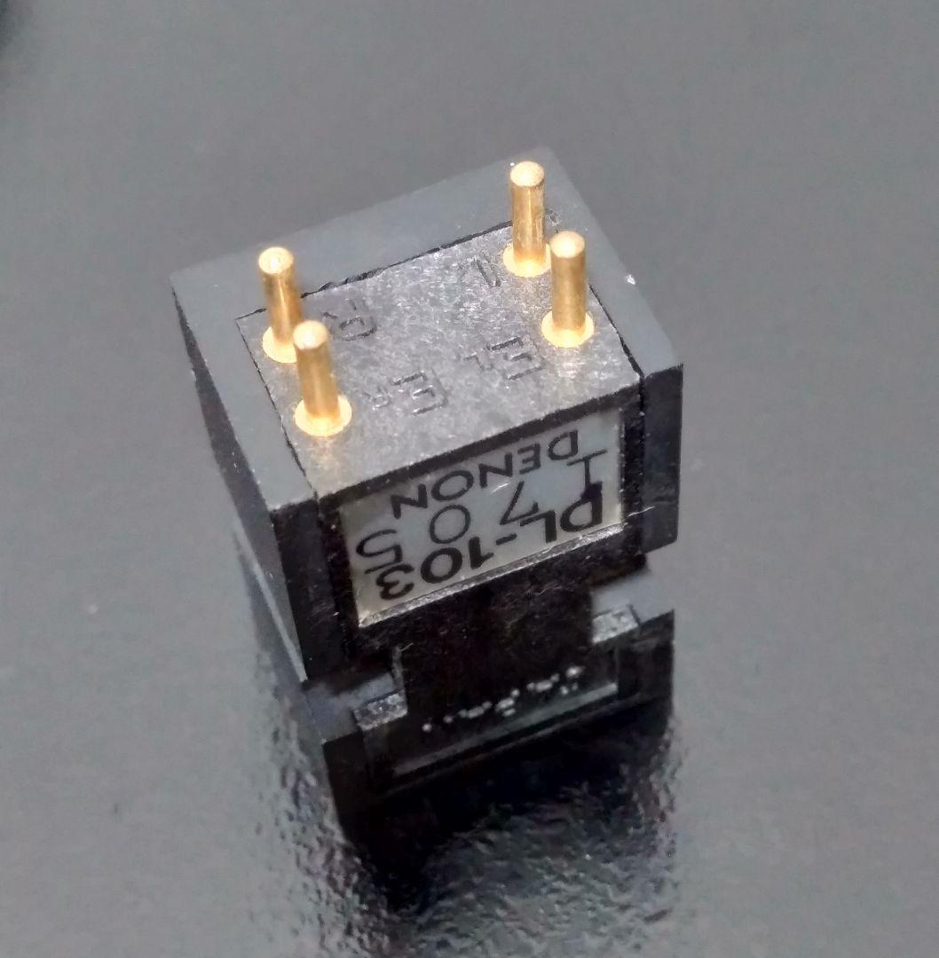 デノン MCカートリッジ DL-103 パイオニアヘッドシェル セット音質良好