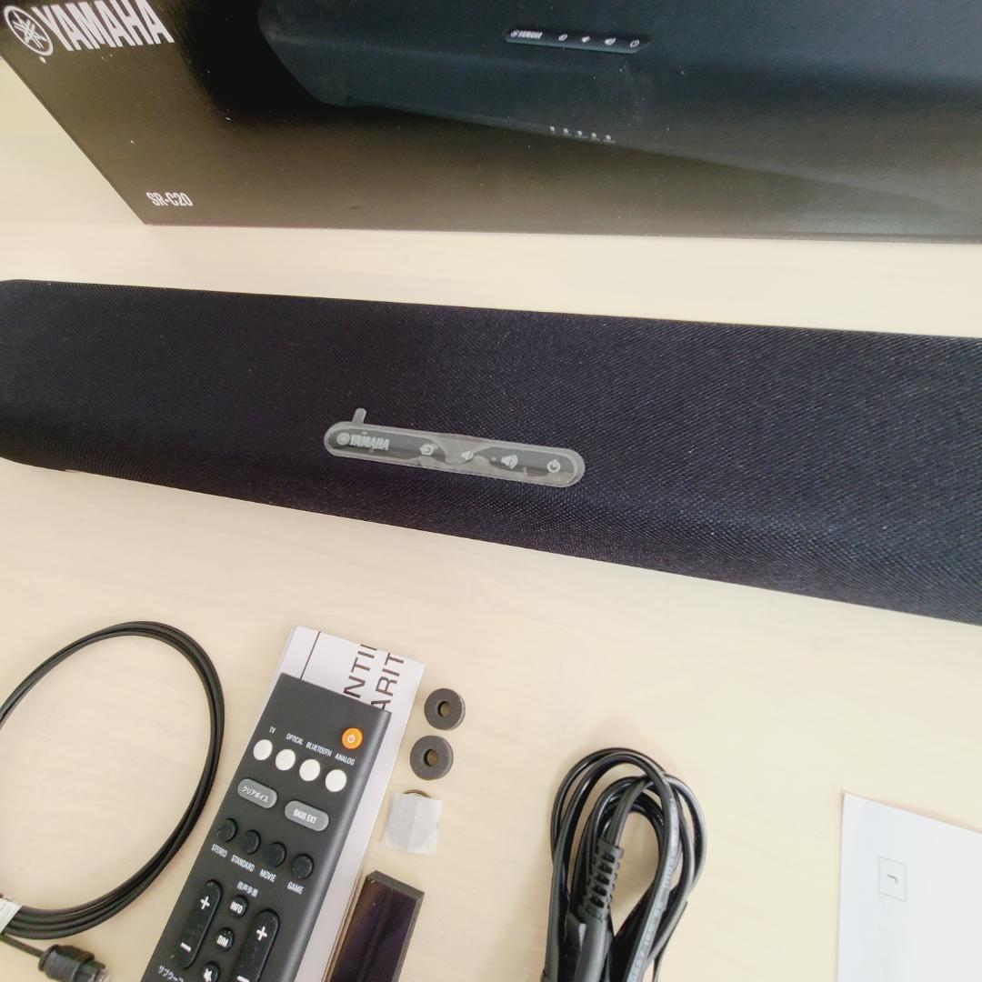【極美品】YAMAHA SR-C20A コンパクトサウンドバー ブラック ヤマハ