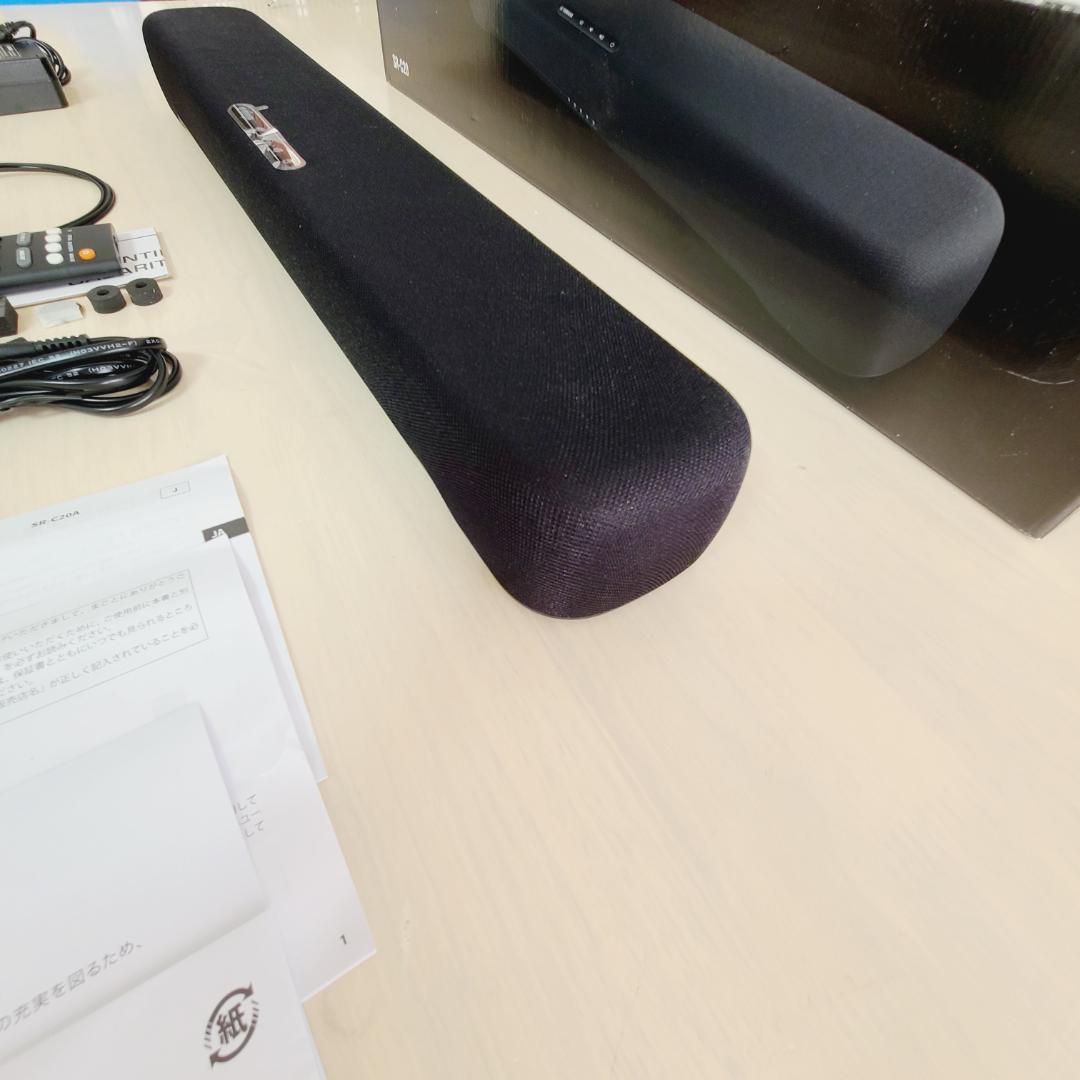 【極美品】YAMAHA SR-C20A コンパクトサウンドバー ブラック ヤマハ