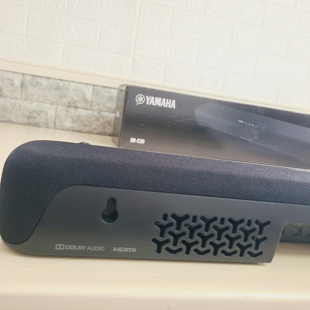 【極美品】YAMAHA SR-C20A コンパクトサウンドバー ブラック ヤマハ
