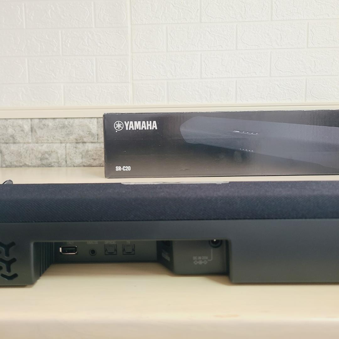 【極美品】YAMAHA SR-C20A コンパクトサウンドバー ブラック ヤマハ