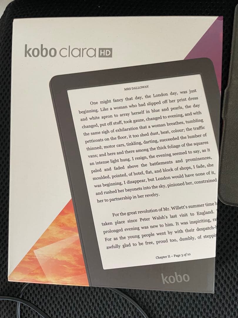 楽天 Kobo Clara HD　美品　512GB　フィルム&カバー付属