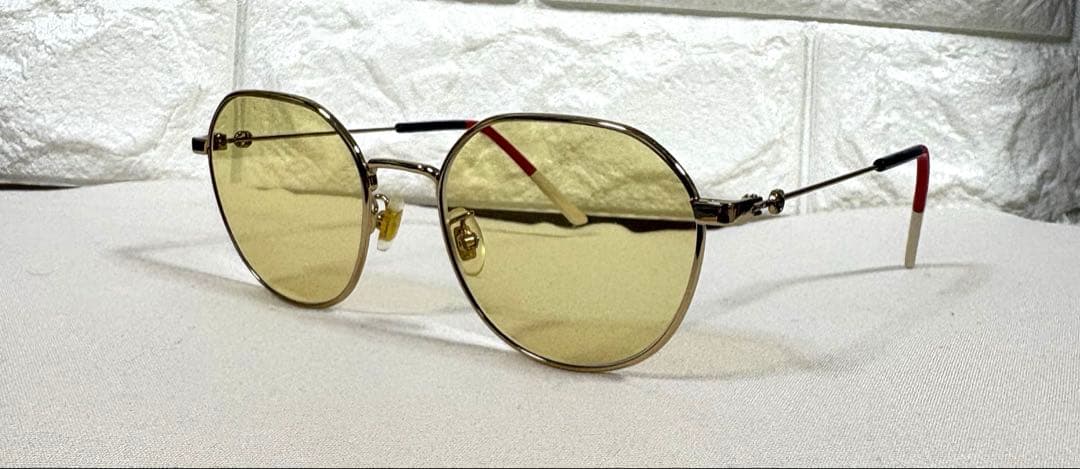 GUCCI gucci グッチ　メガネ　サングラス カラーレンズ　度なし