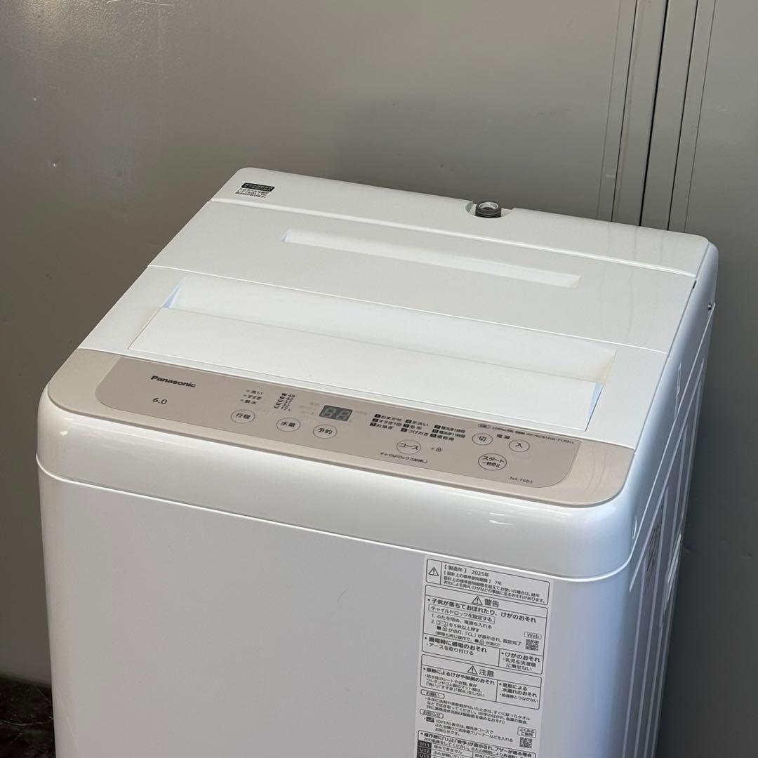 ♪送料込！設置対応◎2025年製6kgパナソニック 全自動洗濯機 NA-F6B3