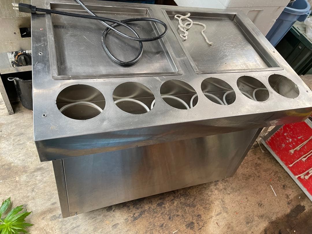 アイスクリームメーカー ステンレス製 6容器