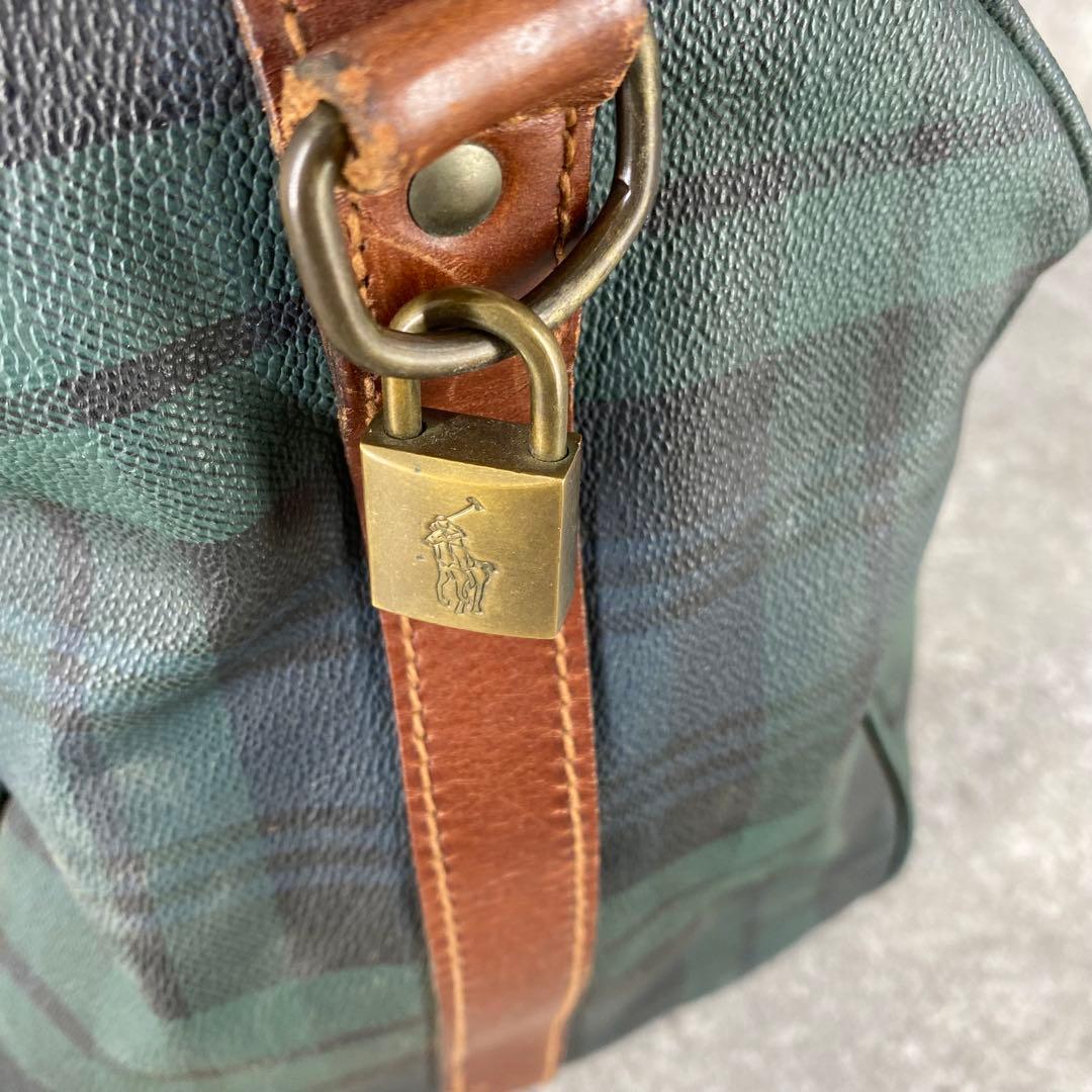 バッグ Vintage Polo Ralph Lauren Check Boston