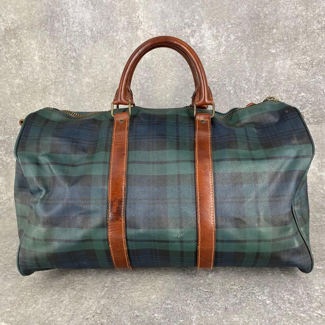 バッグ Vintage Polo Ralph Lauren Check Boston