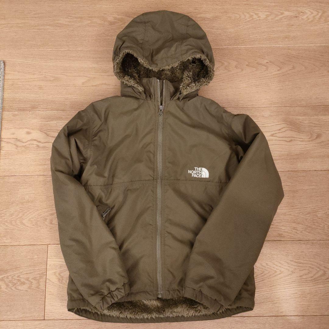 【美品】THE NORTH FACE コンパクトノマドジャケット 150 カーキ