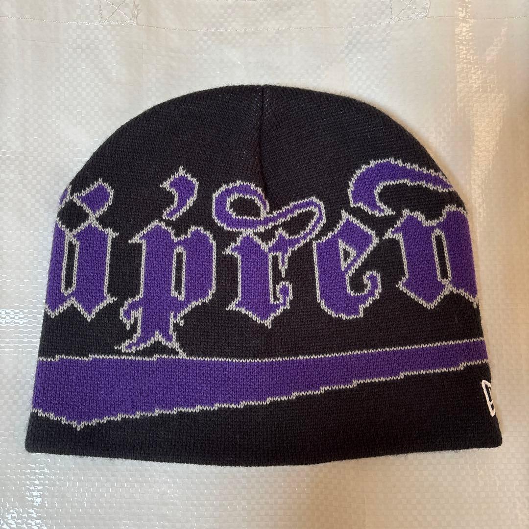 Supreme New Era® Accent Beanie Navy