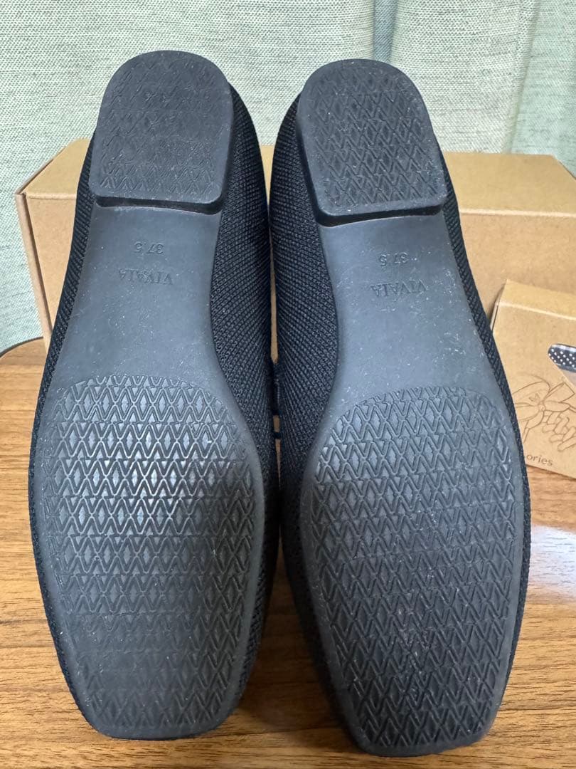 VIVAIA スクエアトゥ レースアップ メリージェーン　23.5〜24.0