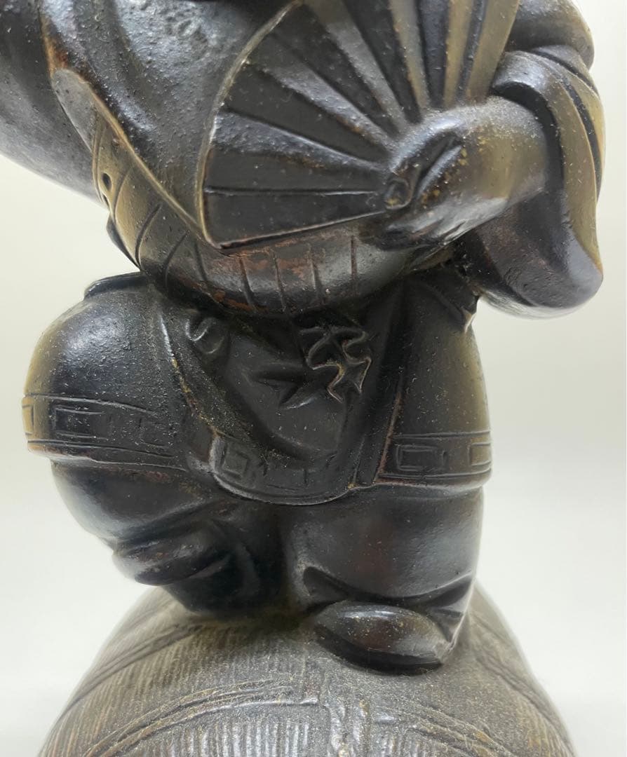 古備前　獅子被　獅子舞　細密細工　大黒天　七福神　縁起物　置物